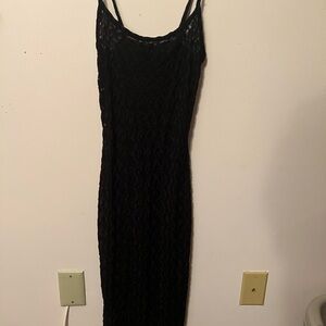 Elegant Black Lace Dress